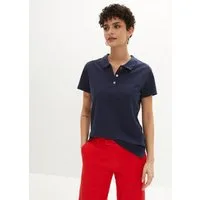 bonprix Poloshirt figurumspielende Passform, Kurzarm-Design, Polokragen