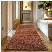 Carpettex Veloursteppich Boho Design, Läufer, Höhe: 7 mm, Baumwolle, Waschbarer Teppich, Boho-Stil, Wohnzimmer, Schlafzimmer
