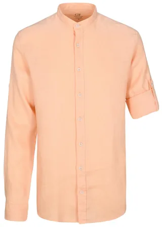 COMMANDER Finest Clothing - Hemd, 1/1 Arm peach - Gr. - L
