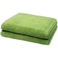 Möve Handtuch Set Superwuschel, Walkfrottee (Spar-Set, 2-St), 2 X Duschtuch im Set - Baumwolle - Saugstark - Extraweiches Handtuch