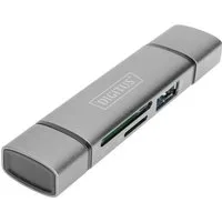 Digitus Speicherkartenleser Digitus DA-70886 Externer Speicherkartenleser / Hub USB-A (USB 3.0)