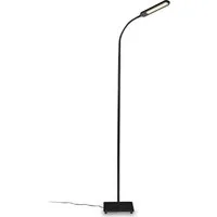 B.K.Licht LED Stehlampe BK_ST1453 LED Stehleuchte, Schwarz, Dimmbar, CCT, Toch-Funktion, CCT - über Fernbedienung, LED fest integriert, warmweiß - kaltweiß, 6,5W, 600Lm, 3000K-6500K, Warmweiß-Kaltweiß, Memoryfunktion
