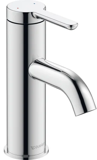 Duravit C.1 Einhebel-Waschtischmischer Chrom Hochglanz 121x40x155 mm - C11010002010 C11010002010