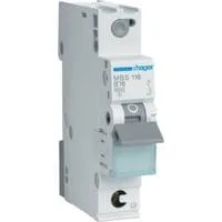 Leitungsschutzschalter einpolig B-Charakteristik 16 Ampere 6 Kiloampere 1 Modul Quick Connect, Sicherung Retail