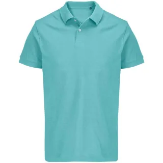 SOLS - "Pacific" Poloshirt Doppelnähte für Herren/Damen Unisex (Pool-Blau)