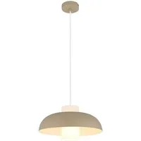 GLOBO LIGHTING Hängeleuchte, Leuchtmittel nicht inklusive, Hängelampe Pendelleuchte Esszimmerleuchte Glas opal sandfarben E27