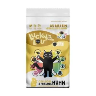 Lucky Lou Trockenfutter Katze, Adult, Geflügel und Huhn 9 kg