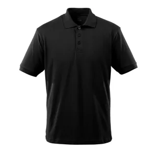 MASCOT Herren Bandol Polo-Shirt CROSSOVER Vollschwarz L - 51587-969-90-L