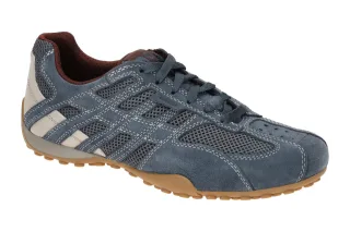 Geox U55MNA 02214 C4348 SNAKE ORIGINAL A - uomo Herrenschuhe blau + hellgrau ...