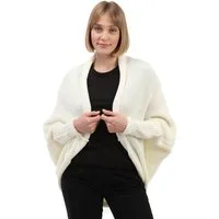 Felix Hardy Strickjacke Langärmelige Strickjacke aus Wollmischung mit Fledermausärmeln