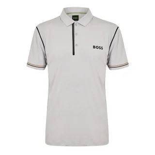 Boss - "Paddytech Goc" Poloshirt für Herren, Mit Kragen (Hellgrau/Pastellgrau)