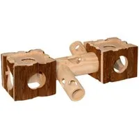 Kerbl Nagerhaus Hamsterburg Nature 40 cm x 12 cm x 10 cm 82786