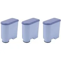 Trade-Shop Wasserfilter 3x passend für Philips LatteGo 5400 5000 4300 3200 3100 2200 1200, Zubehör für Philips CA6903/00 CA6903/01 CA6903/10 CA6903/22 CA6707/00 CA6707/10, Kapazität: ca. 50 Liter / mit Kalk reduzierender Aktivkohle