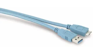 S-IMPULS USB3.0 Anschlusskabel, A/Micro-B, 5 m, blau