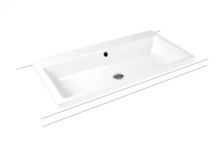 Kaldewei Aufsatzwaschtisch PURO Mod.3155, 900x460, alpinweiß matt,PEFF,AD,m. 1HL 900506013711