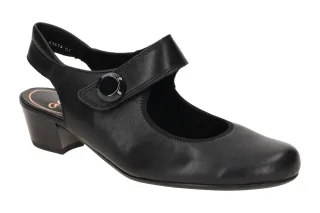 ara 12-63613 01 Damen Sling Pumps Schwarz High Soft Flexibel