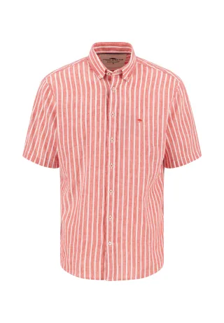 FYNCH-HATTON - Summer Linen Stripe, B.D., 1/2 tomato - Gr. - M