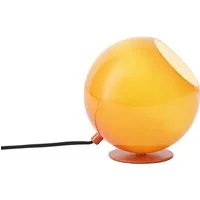 Qazqa Tischleuchte Mabel, ohne Leuchtmittel, Warmweiß, QAZQA Tisch­leuchte, e27, Orange, Glas, Retro