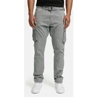 Indicode Cargohose Herren INPascan Freizeithose mit Stretch mit 7 Taschen, inkl. Gürtel
