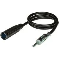 tomzz Audio KFZ Antennen Verlängerung Kabel 0,5m DIN Stecker auf DIN Buchse Kupplu KFZ Adapter
