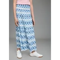 KangaROOS Maxirock Rock mit Smoke, Boho-Style für Mädchen mit gesmokter Taille, aus elastischer Jersey-Qualität, mit Gummizug