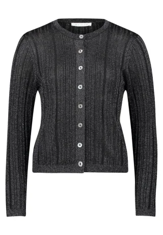 Betty & Co - Sommer-Strickjacke schwarz - Gr. - 44