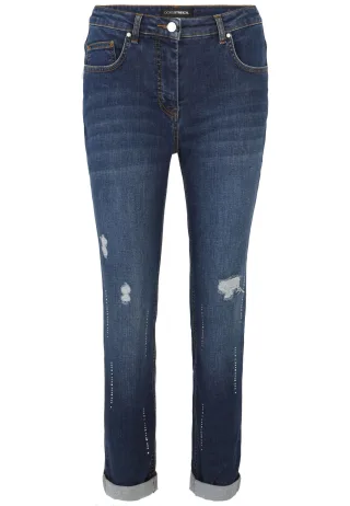 Doris Streich - Hose jeansblau - Gr. - 50