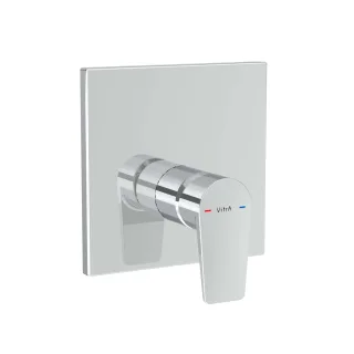 VitrA Flow Square Einhebel-Brausearmatur V-Box Unterputzmontage Chrom,A43328EXP A43328EXP