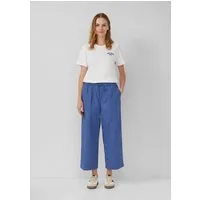 s.Oliver Culotte Hose High Rise Culotte mit Elastikbund und Eingrifftaschen