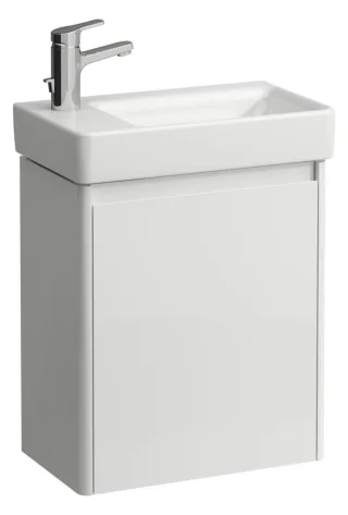 LAUFEN Waschtischunterschrank BASE 2.0 262x454x522 1 Tür m. Griffmulde f.WT H815955 weiß glänzen, H4 H4112311082611