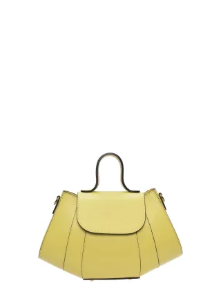 Luisa Vannini Zweifarbig Rindsledertasche