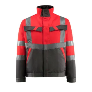 MASCOT Forster Jacke SAFE LIGHT Hi-vis Rot / Dunkelanthrazit 3XL - 15909-948-22218-3XL