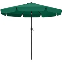 Yaheetech Sonnenschirm ∅ 268 cm, Gartenschirm mit 8 Metallstreben & Kurbel, UV-schutz, neigbar