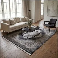 Vimoda Orientteppich Salsa, moderner orientalischer Klassiker Look, Rechteckig, Höhe: 13 mm, Teppich kurzflor modern, dicht, weich, Wohnzimmer, Schlafzimmer
