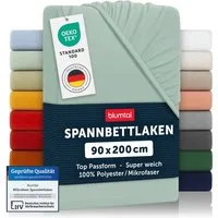 Blumtal Spannbettlaken Bettlaken aus Mikrofaser, Mikrofaser, Gummizug: rundum, (2 Stück)