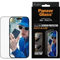 CARE by PanzerGlass Displayschutzglas Ultra-Wide Fit Screen Protector FASTFIT IN-A-BOX für Apple iPhone 17 Pro, Displayschutzfolie, Schutzfolie, Bildschirmschutz, kratz- & stoßfest