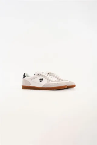 Karl Lagerfeld Kandidate NFT Leder Damenweiße Sneakers
