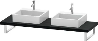 Duravit DuraStyle Konsole Eiche Schwarz Matt 800x550x45 mm - DS103C01616 DS103C01616