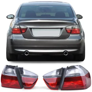 Rückleuchten Heckleuchten in Schwarz für BMW 3er E90 Limousine ab 2005-2008