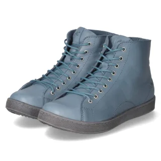 Andrea Conti Schnürstiefeletten - Gr. 36 - Blau - Glattleder
