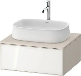 Duravit Zencha Konsolenwaschtischunterbau wandhängend Weiß & Taupe n/a & Supermatt 650x550x281 mm -  ZE4810064830000