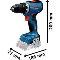 Akku-Bohrschrauber GSR 18V-65 Professional, 18Volt blau, 2x Li-Ion Akku 4,0Ah, 82-teiliges Zubehör-Set in L-Case