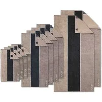 JOOP! Handtuch Unisex Handtuch 10er Pack Baumwolle, Frottier (Set, 10-St)