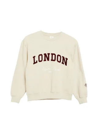 s.Oliver - Sweatshirt beige - Gr. - 176