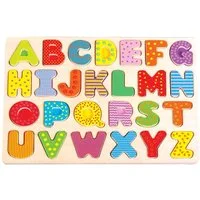 Lelin Steckpuzzle 20002 Holzpuzzle ABC, 26 Puzzleteile