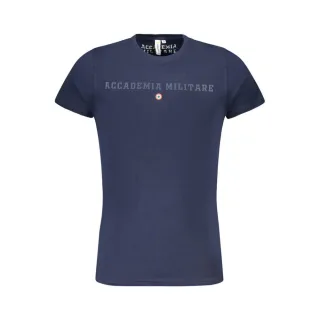 Accademia Militare Blu Baumwolle Herren T-Shirt