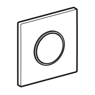 Geberit BetPl. HyTouch UR Sigma10 241915KH1 für UR- Strg. ab 2009, hgl. -verchromt