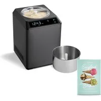 Springlane Eismaschine - Selbstkühlend mit Kompressor, 2,5L Eiscreme & Joghurt Maker -, 2,50 l, 250,00 W, Zusatzbehälter mit 2,5Liter