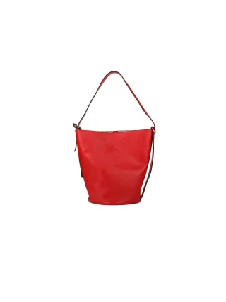 Giulia Monti Schultertasche Klassisches Rot