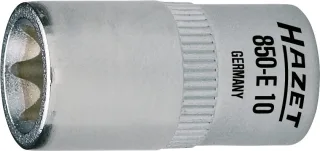 HAZET Steckschlüssel-Einsatz, Vierkant6,3 mm (1/4 Zoll), TORX® Profil - 850-E10